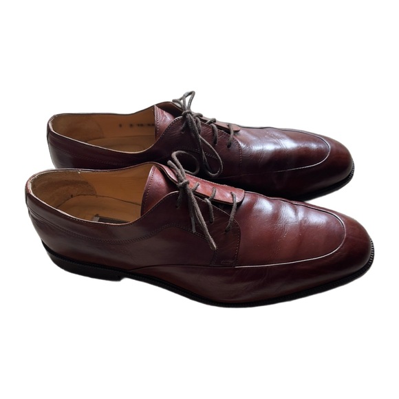 Johnston and Murphy Brown Leather Men’s Dress Shoes Made in Italy Size 12